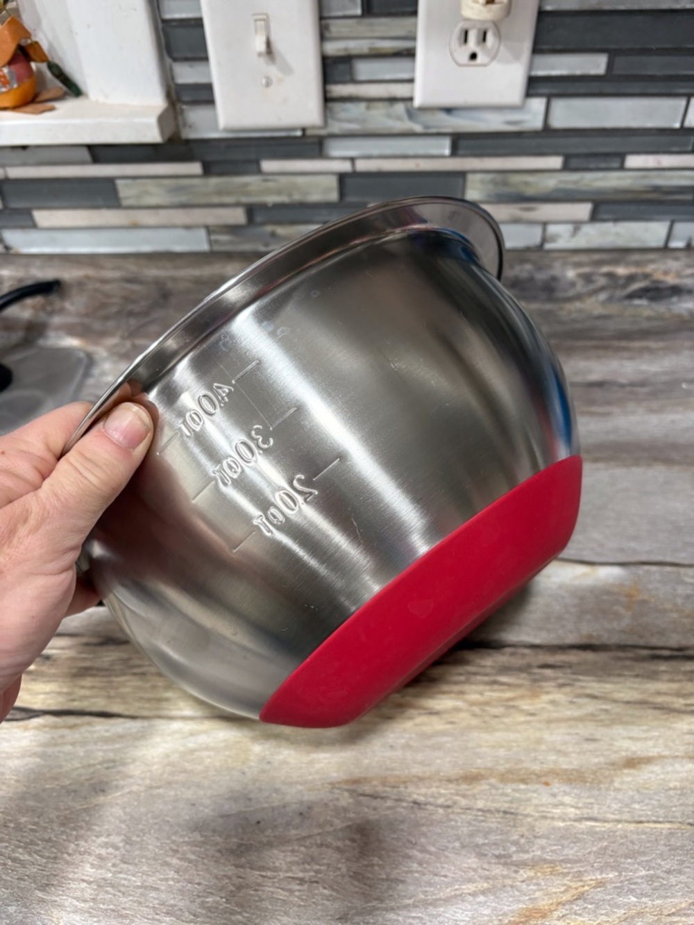 Viking Stainless Steel Mixing Bowl Non-Slip Silicone Base 5Qt. - Picture 6 of 11